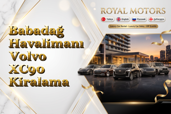 Babadağ Havalimanı Volvo XC90 Kiralama
