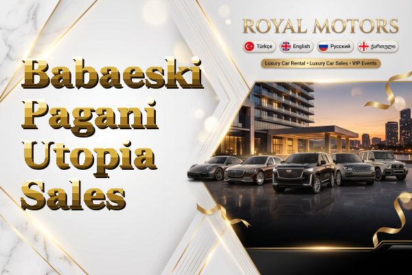 Babaeski Pagani Utopia Sales