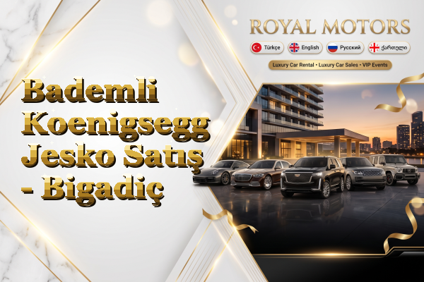 Bademli Koenigsegg Jesko Satış - Bigadiç