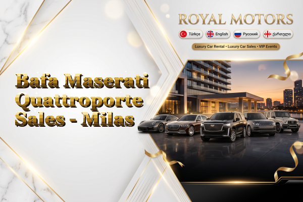 Bafa Maserati Quattroporte Sales - Milas