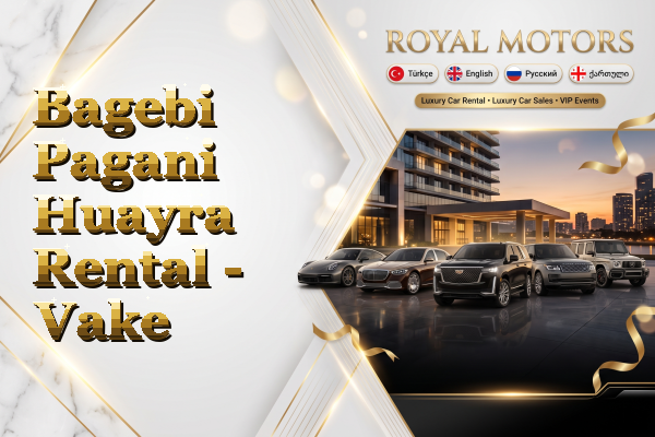 Bagebi Pagani Huayra Rental - Vake