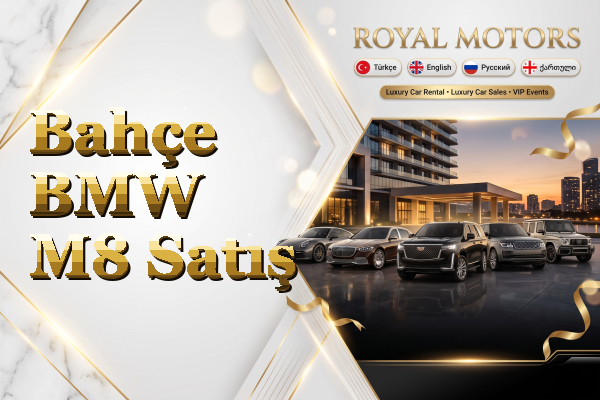 Bahçe BMW M8 Satış