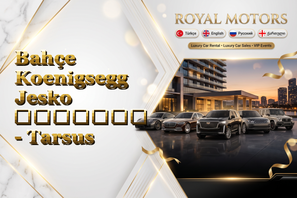 Bahçe Koenigsegg Jesko გაყიდვა - Tarsus