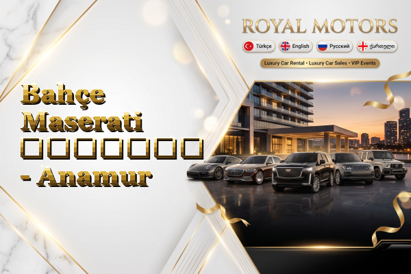 Bahçe Maserati გაყიდვა - Anamur