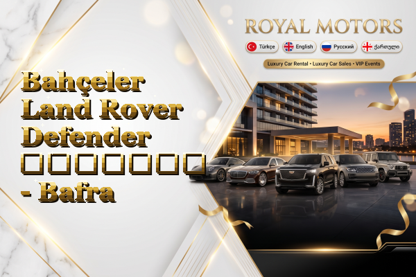 Bahçeler Land Rover Defender გაყიდვა - Bafra