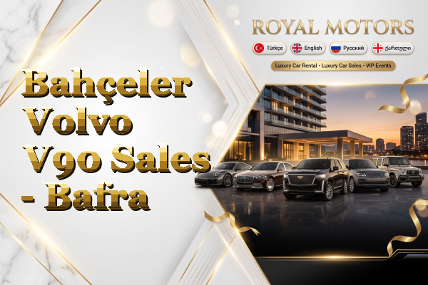 Bahçeler Volvo V90 Sales - Bafra