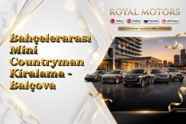 Bahçelerarası Mini Countryman Kiralama - Balçova