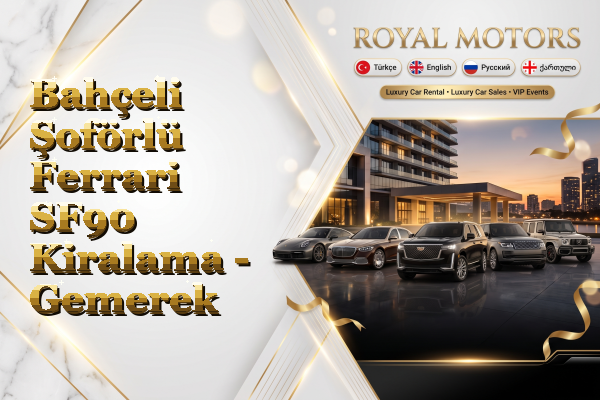 Bahçeli Şoförlü Ferrari SF90 Kiralama - Gemerek