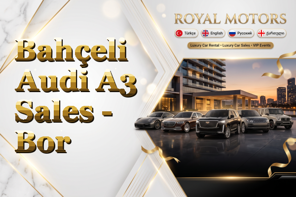 Bahçeli Audi A3 Sales - Bor
