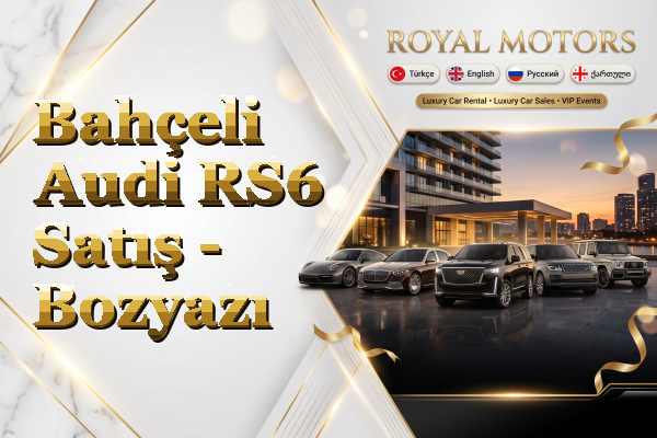 Bahçeli Audi RS6 Satış - Bozyazı