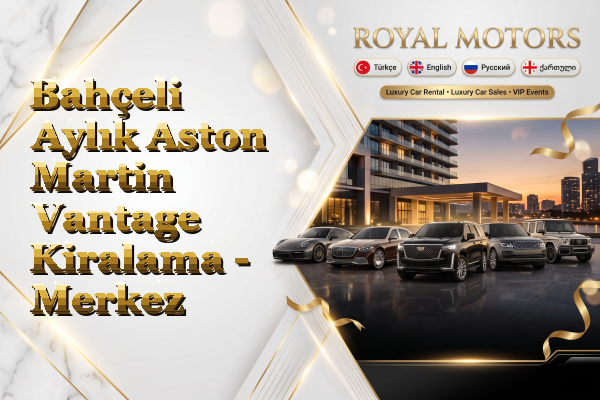 Bahçeli Aylık Aston Martin Vantage Kiralama - Merkez