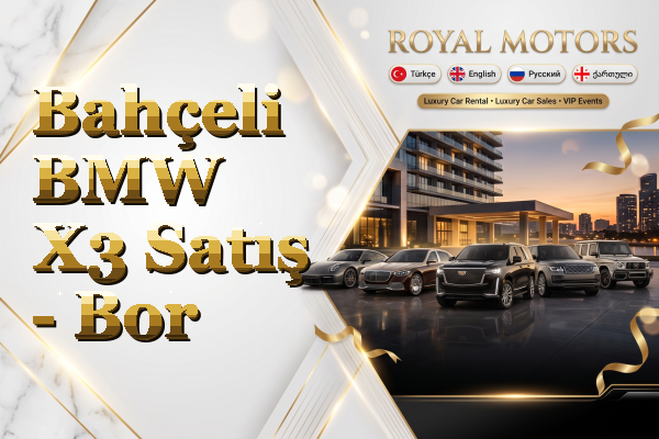 Bahçeli BMW X3 Satış - Bor