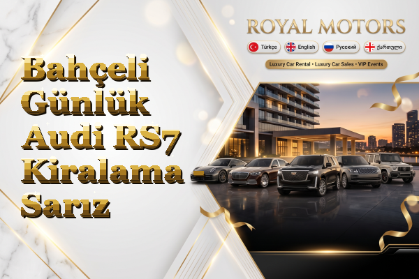 Bahçeli Günlük Audi RS7 Kiralama - Sarız