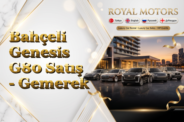 Bahçeli Genesis G80 Satış - Gemerek