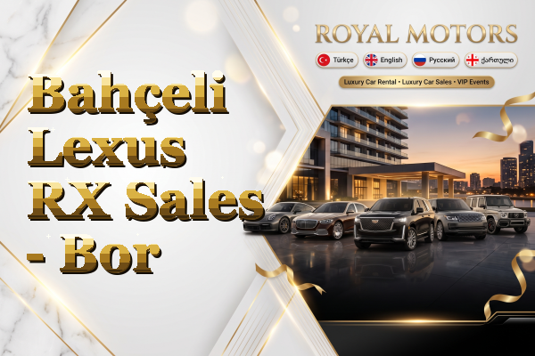 Bahçeli Lexus RX Sales - Bor