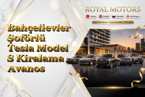 Bahçelievler Şoförlü Tesla Model S Kiralama - Avanos