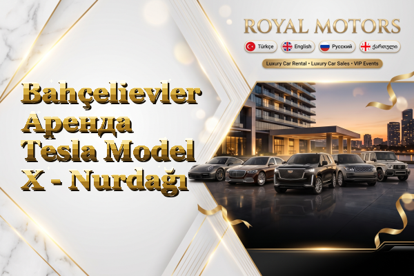 Bahçelievler Аренда Tesla Model X - Nurdağı