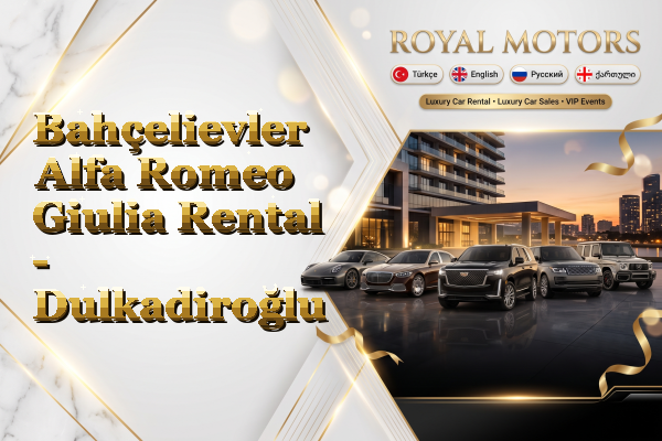 Bahçelievler Alfa Romeo Giulia Rental - Dulkadiroğlu