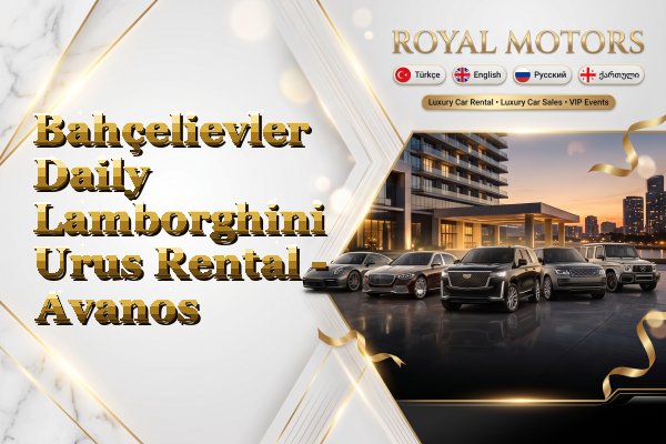 Bahçelievler Daily Lamborghini Urus Rental - Avanos