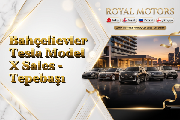 Bahçelievler Tesla Model X Sales - Tepebaşı