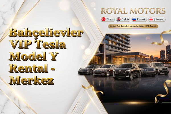 Bahçelievler VIP Tesla Model Y Rental - Merkez