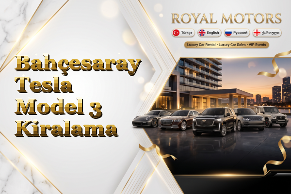 Bahçesaray Tesla Model 3 Kiralama