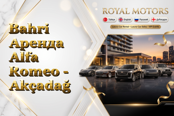 Bahri Аренда Alfa Romeo - Akçadağ