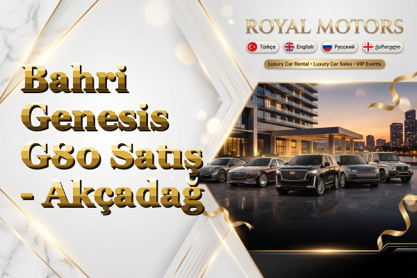 Bahri Genesis G80 Satış - Akçadağ