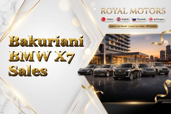 Bakuriani BMW X7 Sales