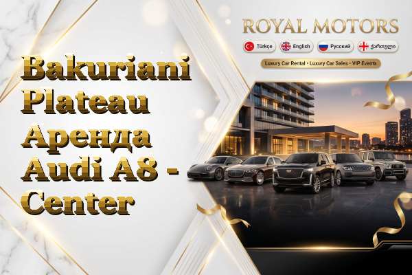 Bakuriani Plateau Аренда Audi A8 - Center