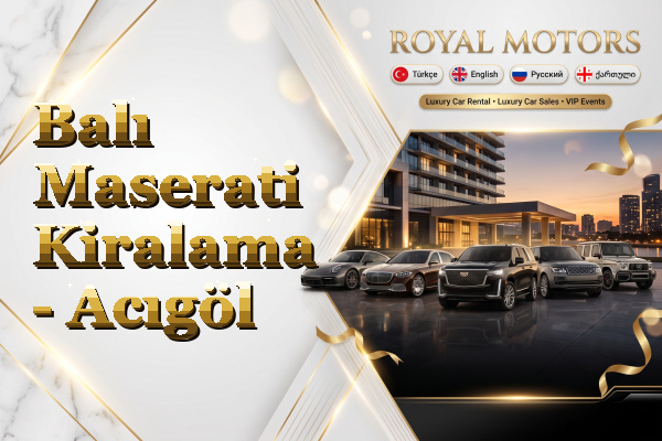 Balı Maserati Kiralama - Acıgöl