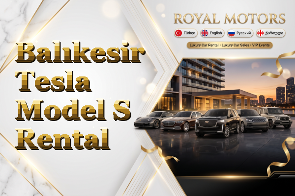 Balıkesir Tesla Model S Rental