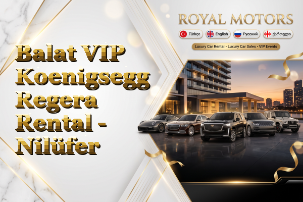 Balat VIP Koenigsegg Regera Rental - Nilüfer