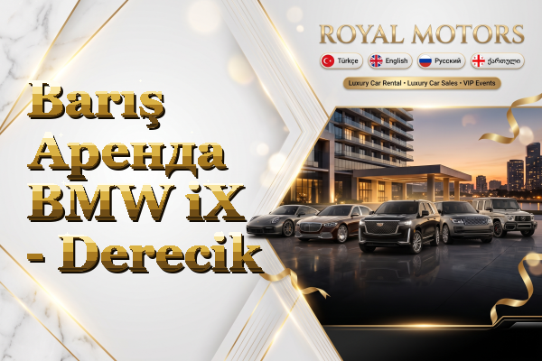 Barış Аренда BMW iX - Derecik