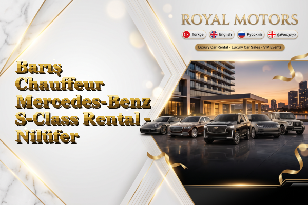 Barış Chauffeur Mercedes-Benz S-Class Rental - Nilüfer