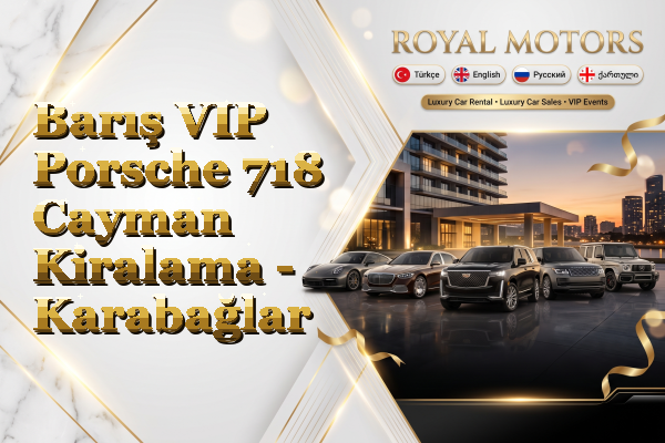 Barış VIP Porsche 718 Cayman Kiralama - Karabağlar