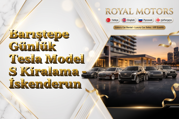 Barıştepe Günlük Tesla Model S Kiralama - İskenderun