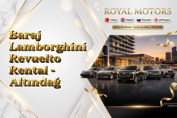 Baraj Lamborghini Revuelto Rental - Altındağ