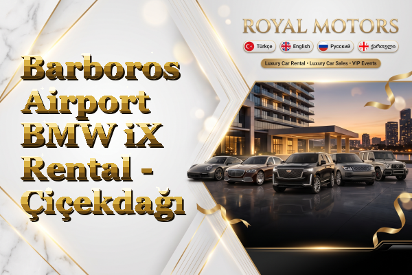 Barboros Airport BMW iX Rental - Çiçekdağı