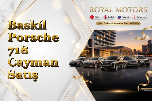 Baskil Porsche 718 Cayman Satış