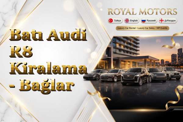 Batı Audi R8 Kiralama - Bağlar