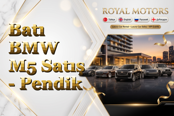 Batı BMW M5 Satış - Pendik
