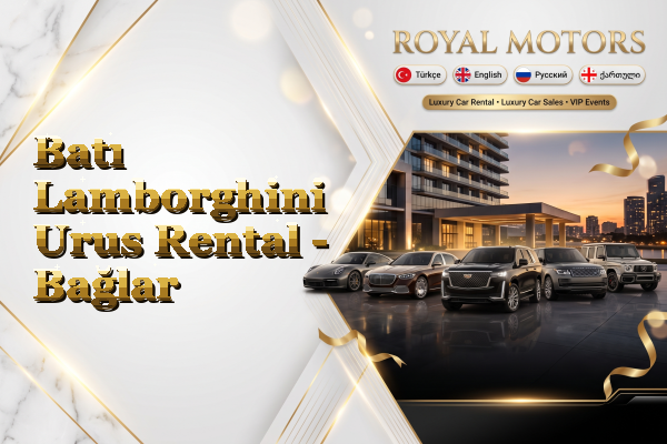 Batı Lamborghini Urus Rental - Bağlar