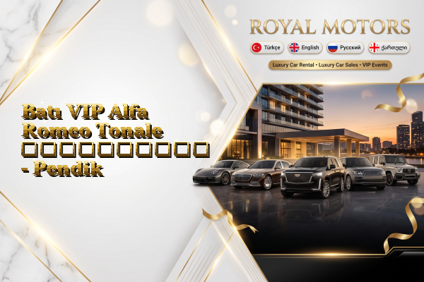 Batı VIP Alfa Romeo Tonale გაქირავება - Pendik