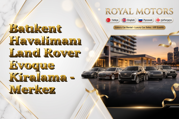 Batıkent Havalimanı Land Rover Evoque Kiralama - Merkez