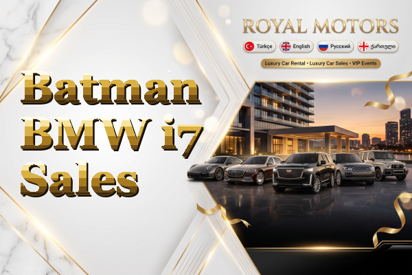 Batman BMW i7 Sales