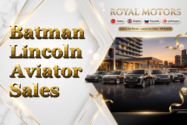 Batman Lincoln Aviator Sales