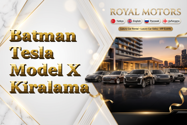 Batman Tesla Model X Kiralama