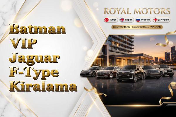 Batman VIP Jaguar F-Type Kiralama