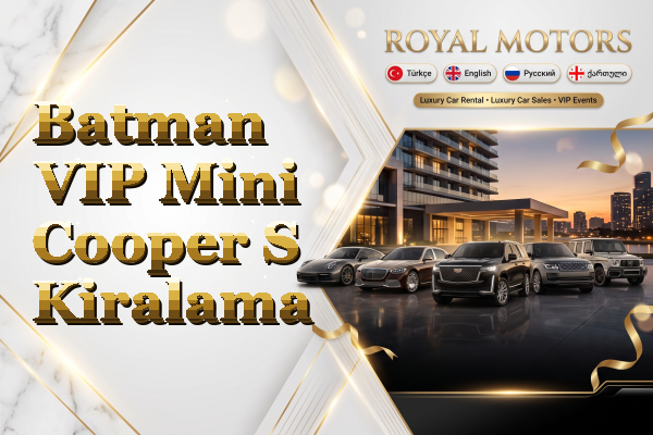 Batman VIP Mini Cooper S Kiralama